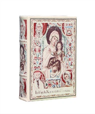 Didelė odinė knygų dėžutė